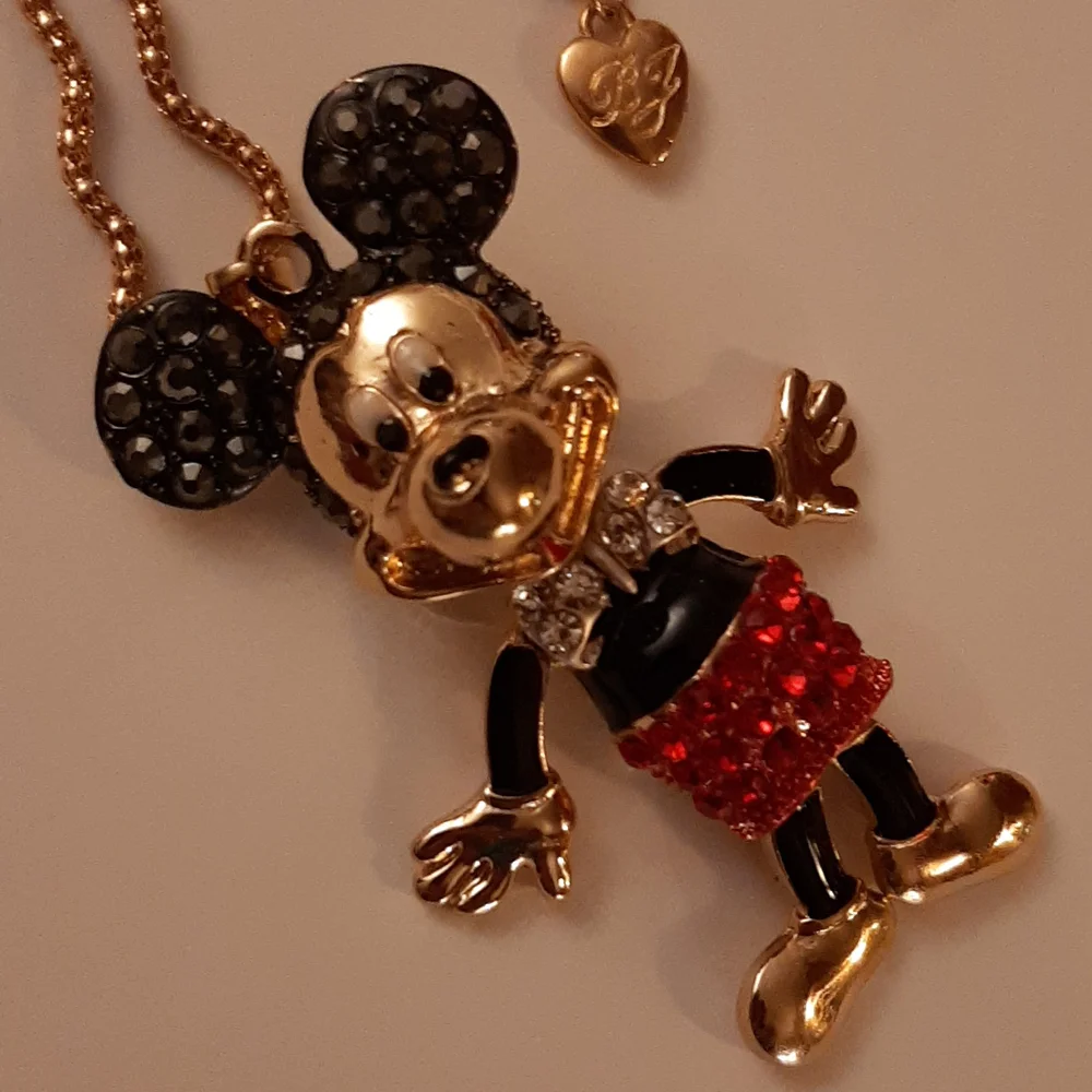 Cute! Mouse Charm with Free Chain- Arms and Legs Dangle, Head Turns 🐭❤🐹